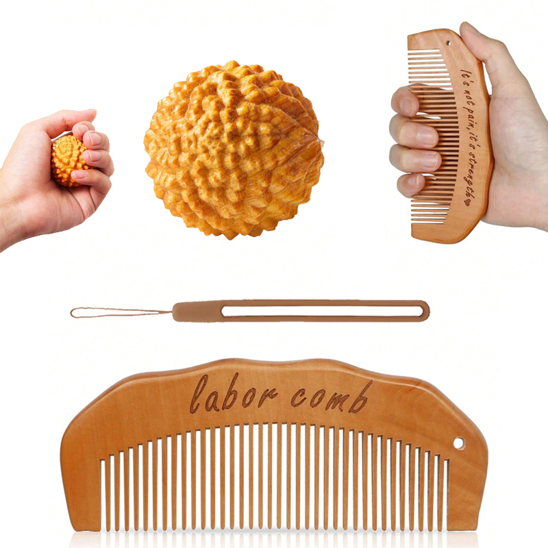 Acupressure Ball Set - 3pcs/Set Sisir Melahirkan Set Bola Pijat