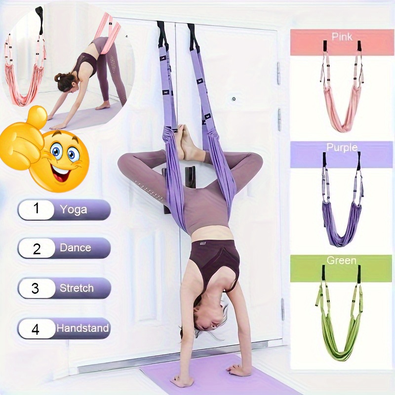 Pilates Yoga Aerial - Tali Yoga Gantung untuk Handstand, Tali