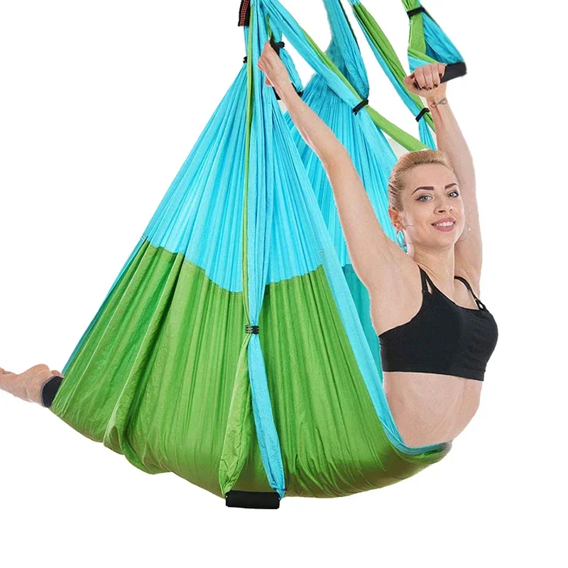 Pilates Yoga Aerial - 6 Pegangan Hammock Yoga Udara Ayunan