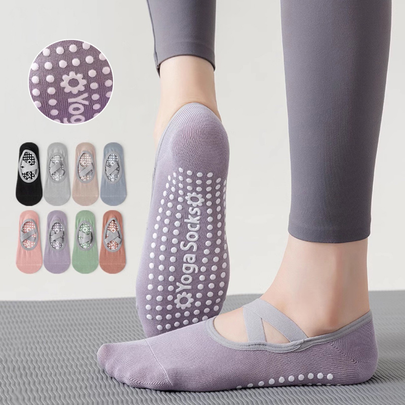 Pilates Yoga Towel - Kaus kaki Yoga bawah handuk berongga