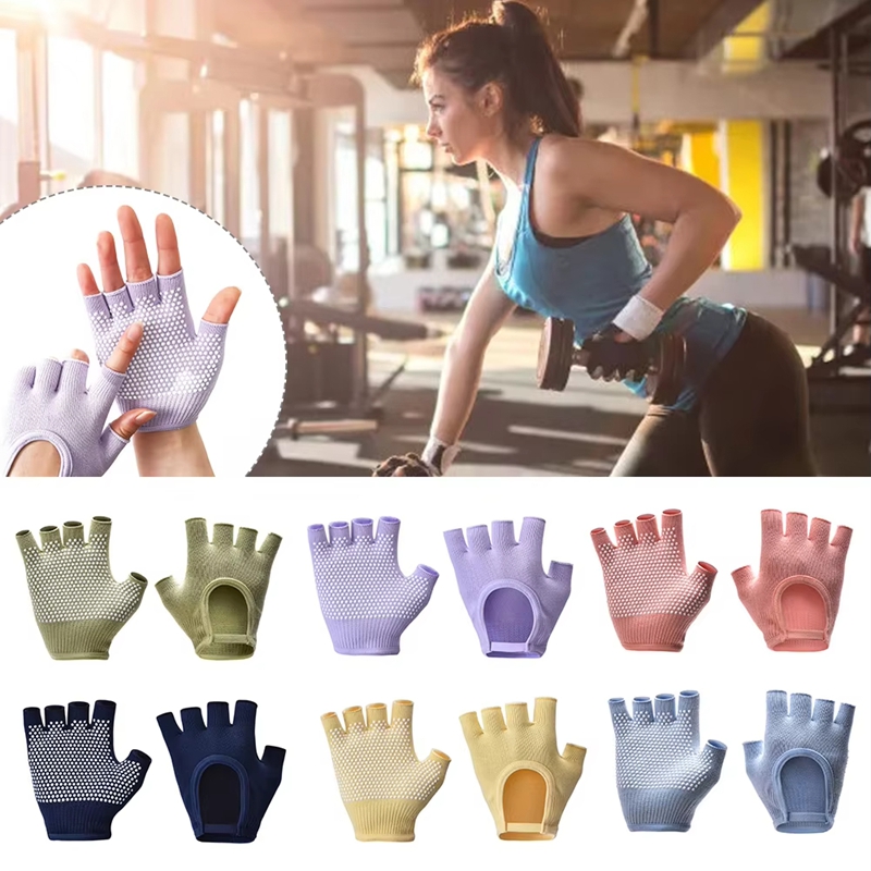 Pilates Yoga Aerial - 1 Pasang Sarung Tangan Yoga Anti