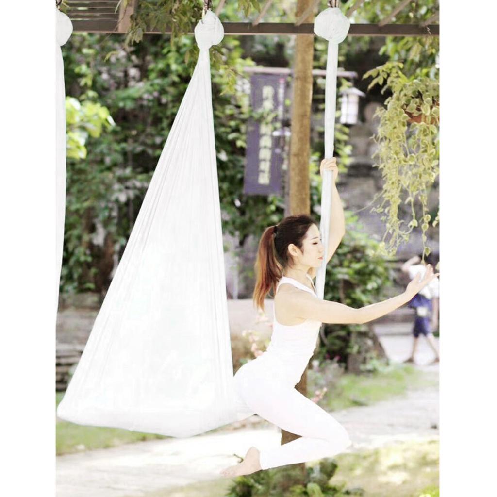 Hammock Yoga Udara Elastis 2.8 - Pilates Yoga Aerial ulasan dan harga