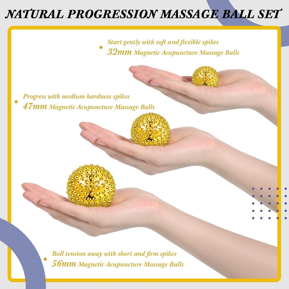 6 buah/set bola pijat magnetik - Acupressure Ball Set ulasan dan harga