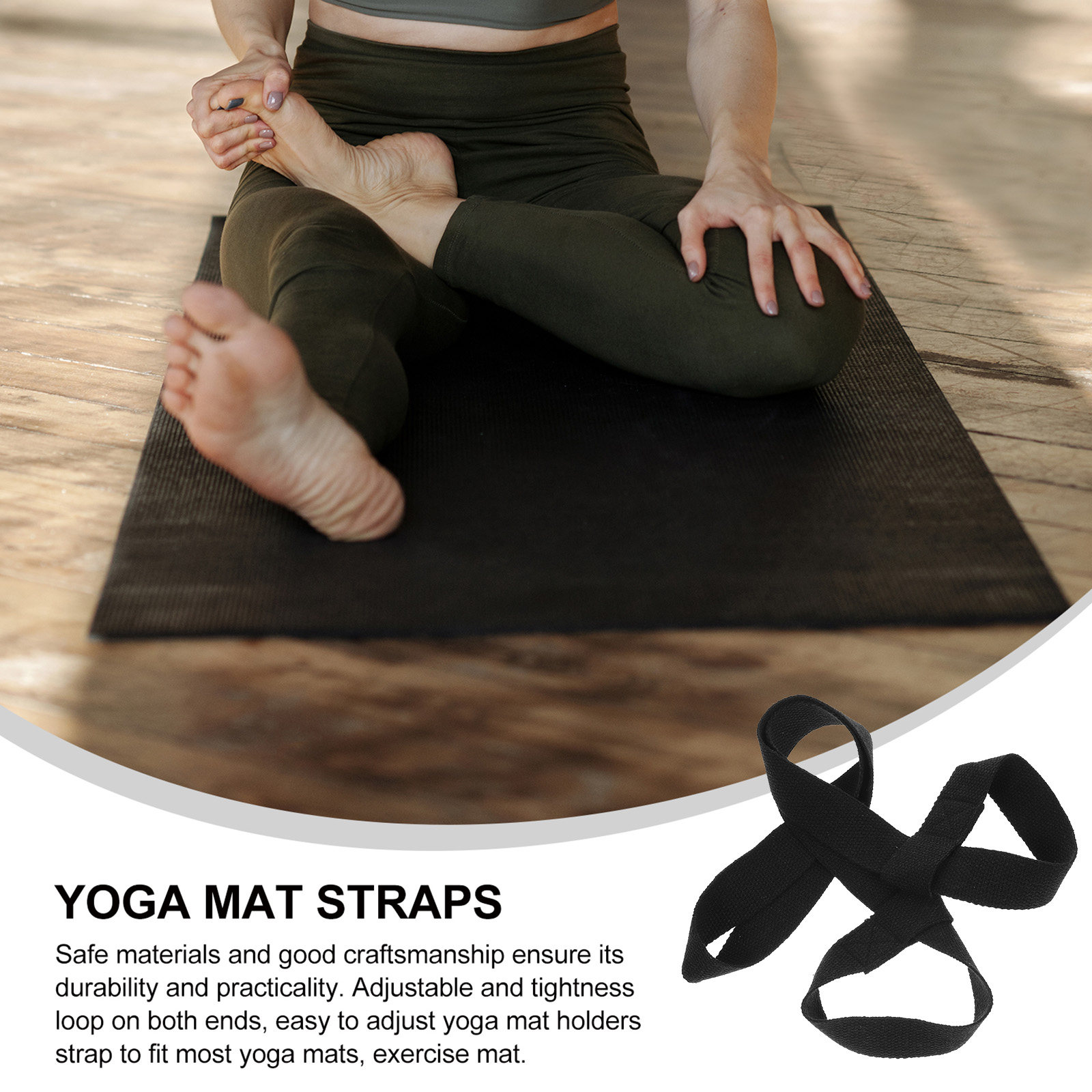 2Pcs Tali Pengangkut Matras Yo - Pilates Yoga Class ulasan dan harga