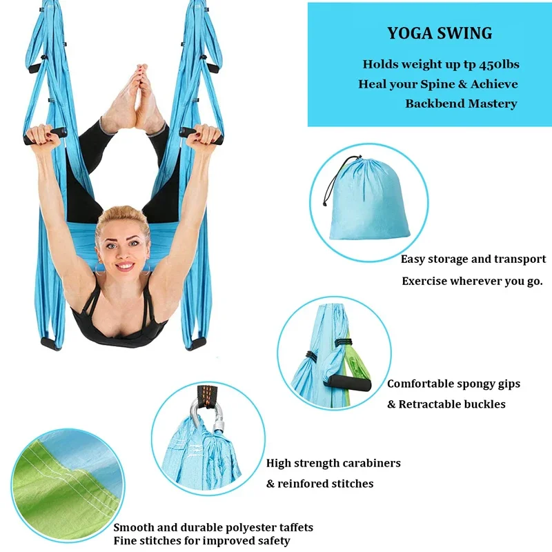 6 Pegangan Hammock Yoga Udara  - Pilates Yoga Aerial ulasan dan harga