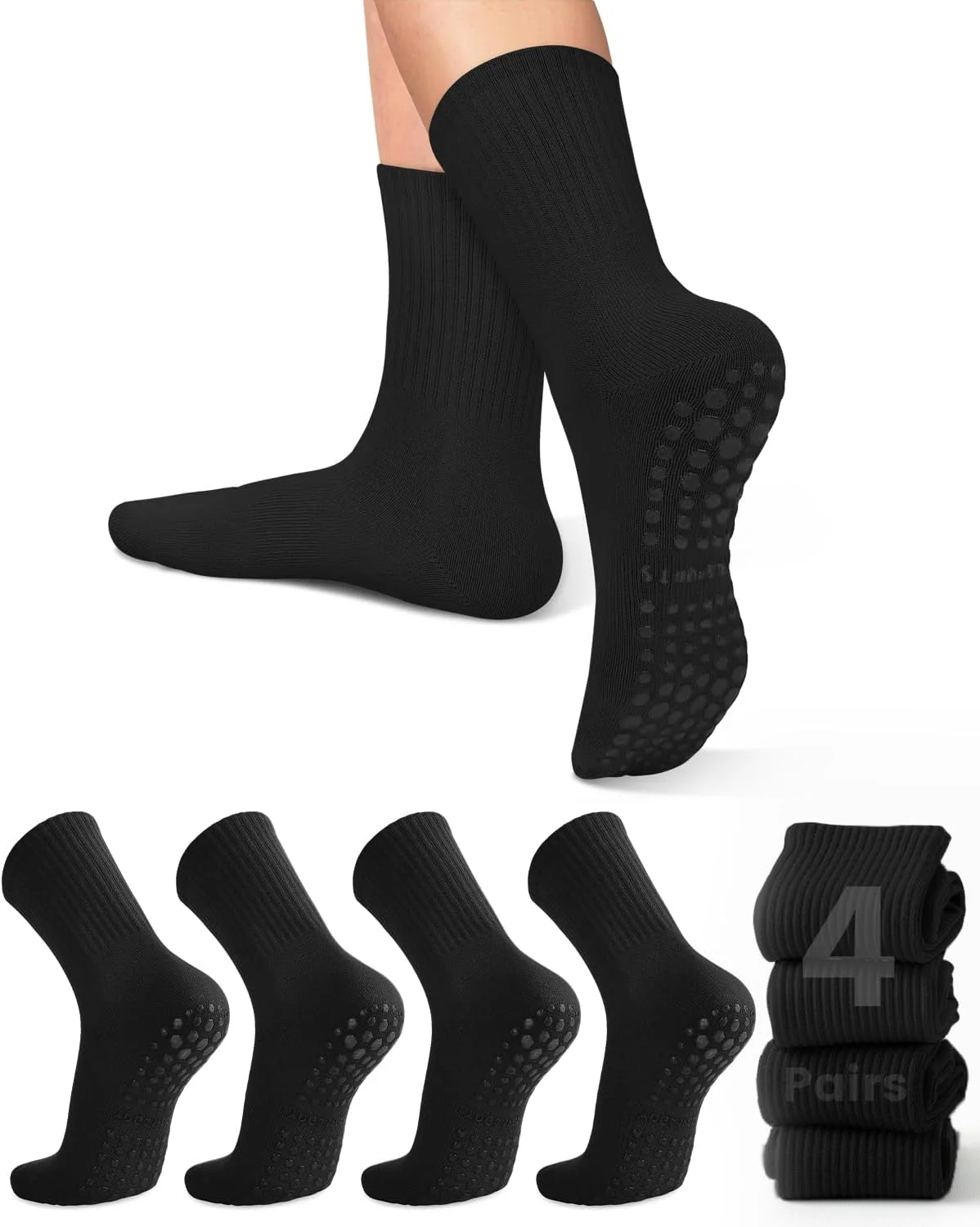 4 pasang kaus kaki yoga wanita - Pilates & Yoga Vida ulasan dan harga