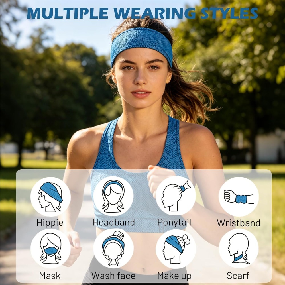 Headband Olahraga Pendingin, B - Pilates Yoga Towel ulasan dan harga