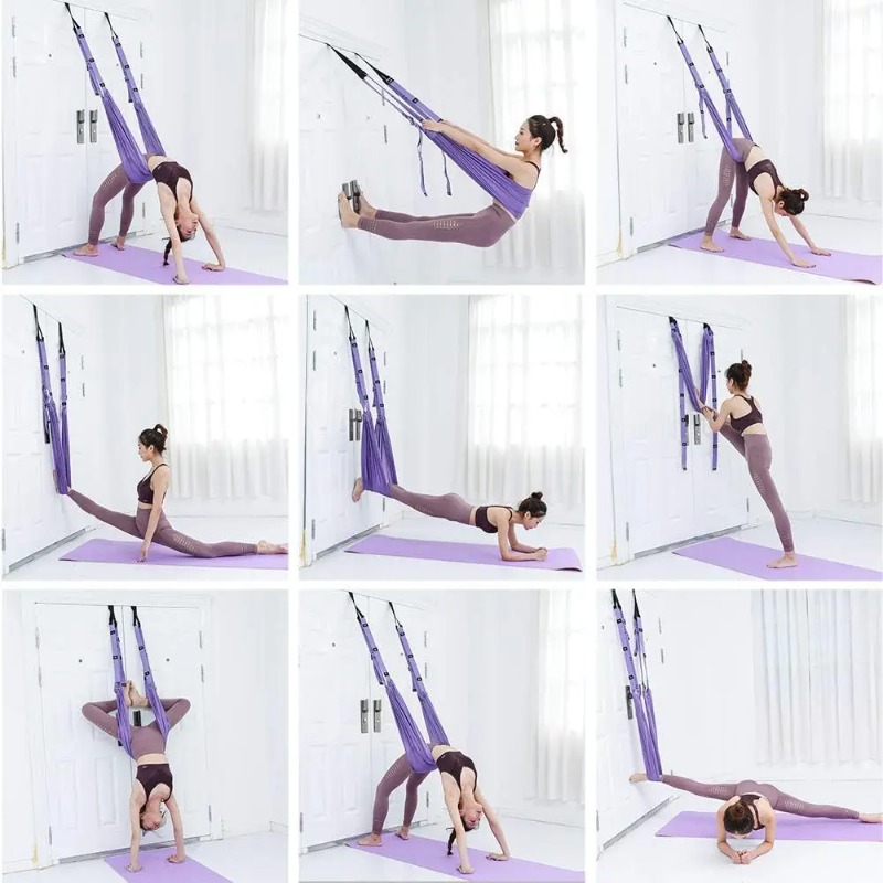 Set Hammock Yoga Udara yang Da - Pilates Yoga Aerial ulasan dan harga